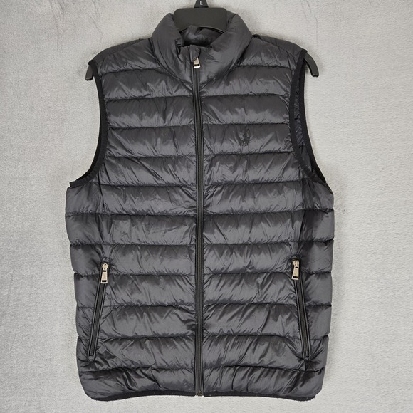Polo Ralph Lauren Other - Polo Ralph Lauren Vest Mens Small White Duck Down Puffer Gilet Quilted Full Zip